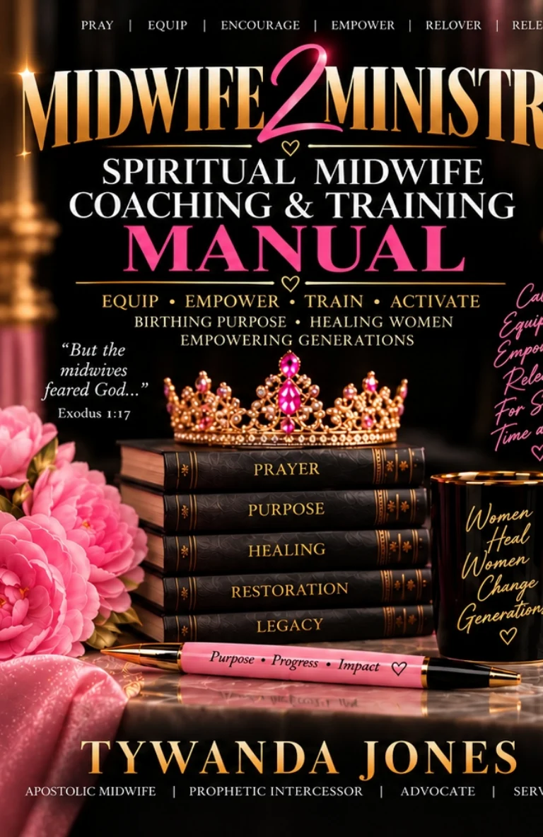 Original front cover of Spiritual Midwife Coaching & Training Manual